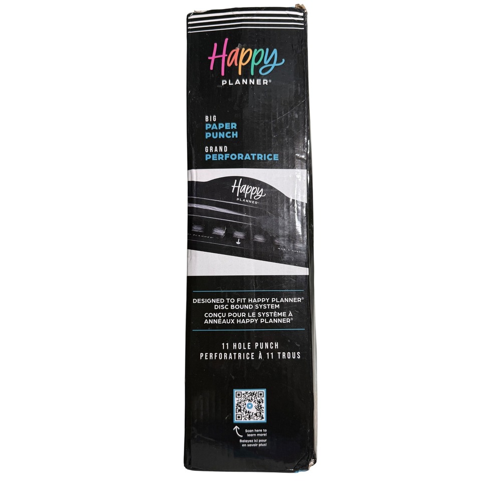 Happy Planner Big Grand Paper Punch 11 Hole Disc Bound System PUNB-002 New